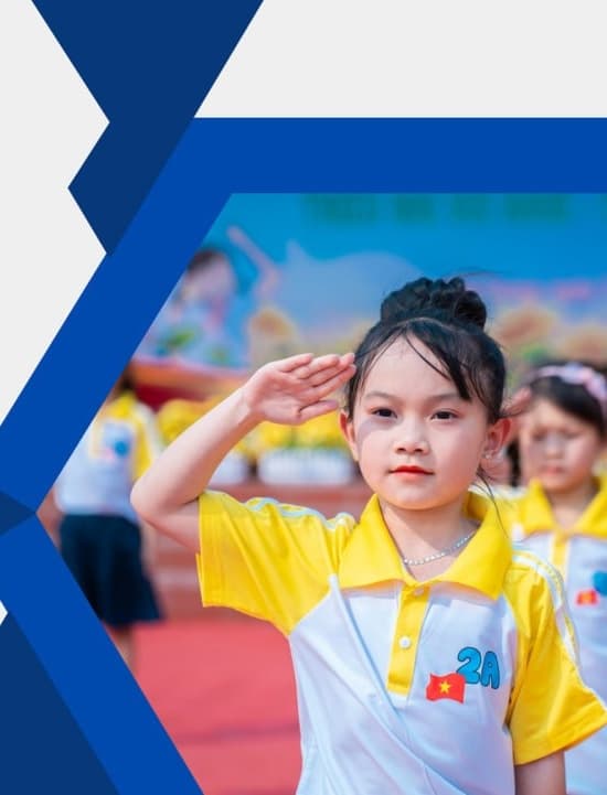 Học sinh Trường TH & THCS Vĩnh Thực